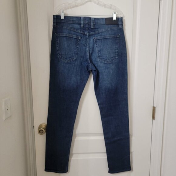 Michael Kors Size 33x32 Parker Slim-Fit Stretch-Cotton Jeans - Picture 12 of 13